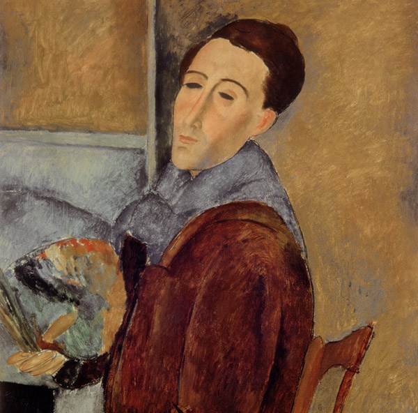 Self Portrait, 1919 (oil on canvas)